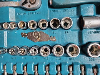 Gola sada P-90532 Makita, 227 dílů (1/4" + 1/2") - 7