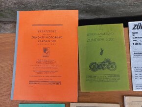 Zündapp K800, KS 601, K 500 atd - seznamy dílů, návody atd - 7