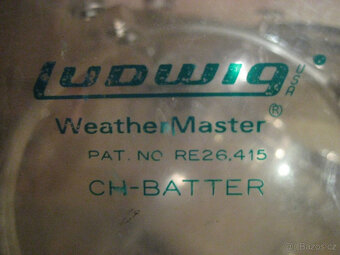 Bicí sada Ludwig Clear Vistalite, 1. série z roku 1972 s mal - 7