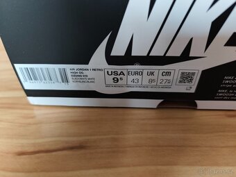 Nike Air Jordan 1 Retro High OG Black/White - 7