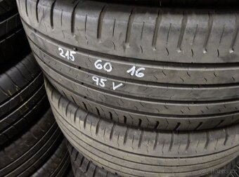 Letní pneu Continental a Michelin, 215/60/16, 4 ks, 5 mm - 7