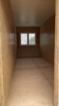 Stavební Buňka 6 x 2.2 m, Nová,bílá,zateplená,plast okno - 7