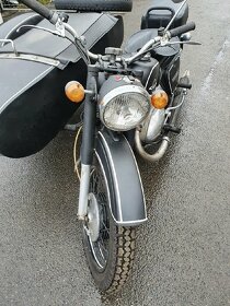 Motocykl se sajdou a platnými spz a stk IŽ IZH 56 - 7