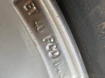 Sada alu dezent 7x17 s 215/60-17 Dunlop zimní - 7