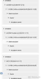 Startér Hyundai Matrix,Getz,Accent,motor CRDi 1,5 D3EA 60kW - 7