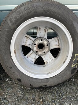 Alu kola orig Škoda + zimní pneu 195/65 r15 - 7
