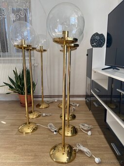 Podlahová stojací lampa Kamenický Šenov 70.léta - 7