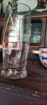 sběratelská pivni vánoční sklenice Budvar - 7