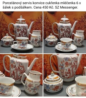 Porcelán viz fota. Cena za položku na fotografii. - 7