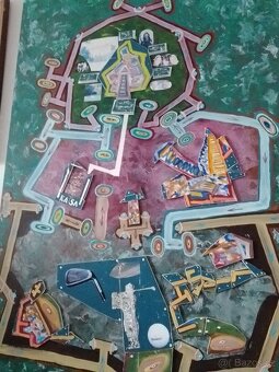 Borec Golfista 123x80cm, koláž, kombinovaná technika - 7