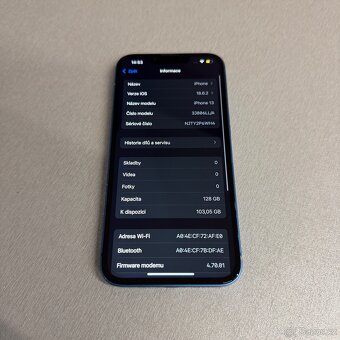 iPhone 13 128GB modrý, pěkný stav, 12 měsíců záruka - 7