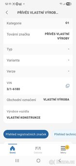 Privesny vozik za auto s TP - 7