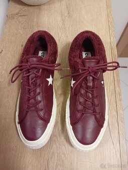 Converse dámské zateplené kožené tenisky vel. 40 - 7