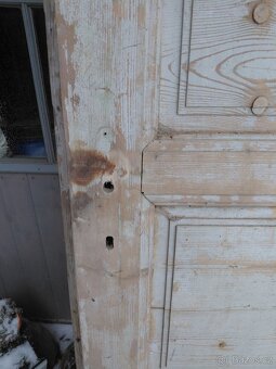 Staré dvoukřídlé dveře - 7