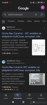 WC, záchod Grohe - 7