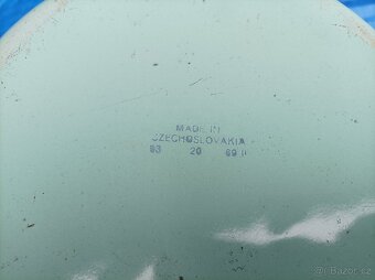 Smaltovaný zelený hrnec, průměr 20 cm - 7