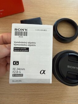 Objektiv SONY FE 24mm f/2.8 G, v záruce a příslušenstvím - 7