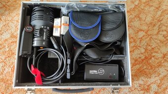 Filmařské halogen.sady osvětlení Sachtler H322+100H4+stativy - 7