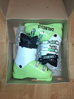 Dětské zeleno-bílé lyžáky Dalbello vel. 38/6.5/5.5 - 7