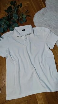 Bílé pólo triko Cropp Regular vel. S - 7