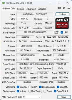 Herní PC- Ryzen 7, 16GB RAM, 1TB NVME, 5700XT, WIN11 - 7