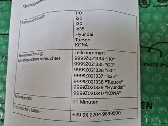 osvětlené dekorativní lišty prahů přední Hyundai Tucson (TL) - 7