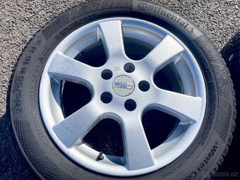 Zimní alu kola CMS rozteč 5x112 s pneu 205/55/16 - 7