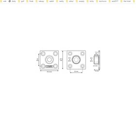 Buková dřevěná noha na nábytek SET 4ks H-110mm - 7