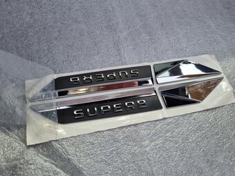 Napisy loga kridilka na blatniky ŠKODA SUPERB KODIAQ KAROQ - 7