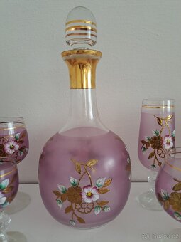 Ručně malovaná skleněná souprava Hand Made Glass - 7