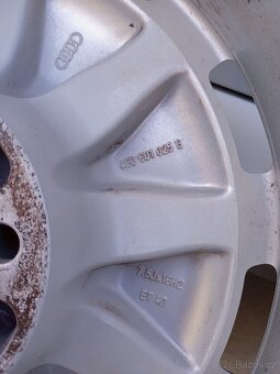 AUDI Kola 16 ORIGINAL. + Letní pneu. - 7