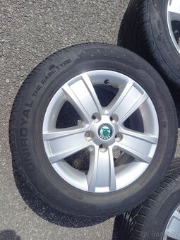 Alu kola Š.Octavia II/VW Caddy + letní pneu 205/60R15 Uniroy - 7