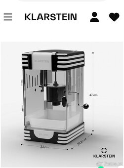 Nový popcornovač. Lze zaslat - 7