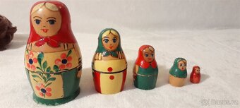 PANENKY, PÍSKACÍ FIGURKY, MATRJOŽKY - BÁBUŠKY - 7