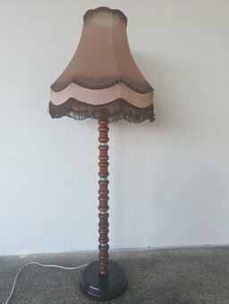 Rustikální lampa, svítidlo, stojací lampa - 7
