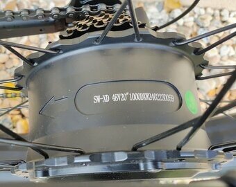 Celoodpružené horské elektrokolo FATBIKE RS-A08 1000W 46V - 7