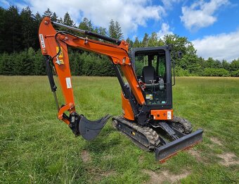 Minibagr Hitachi ZX26U-6, 2024 - zánovní 350mth, 5x lžíce - 7