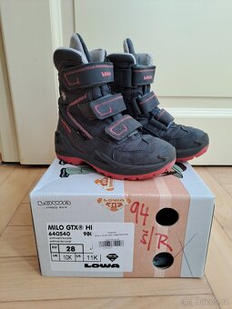 Zimní boty zn. Lowa, vel. 28 - 7