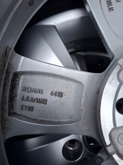 Prodám Al.kola Škoda Scala zimní 195/60 R16 BRIDGESTONE - 7