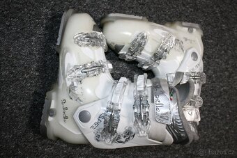 dámske , dievcenské lyže Salomon sun drevene jadro 136 cm - 7