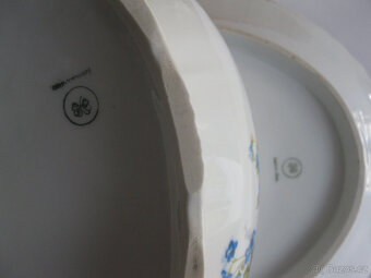 Starý porcelánový servis,strarožitná mísa na polévku,mísa - 7