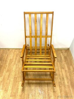 Retro křeslo houpací 60. léta - 7