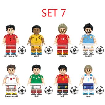 Figúrky futbal + basketbal (8ks) typ lego - nové - 7