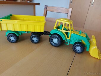 TRAKTOR NAKLADAČ S VLEKEM 50 CM - 7