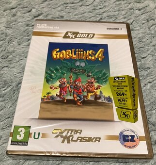 Nové, zabalené PC hry z kolekce klasiky, cena od jednoho kus - 7