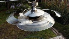 Stropní ventilátor s výsuv. lopatkami a svítidlem - 7