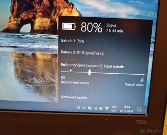 Notebook Lenovo Thinkpad T550 i5/12GB/256GB SSD - 7