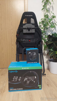 Logitech G920 Driving Force + Shifter + Playseat Challenge - 7