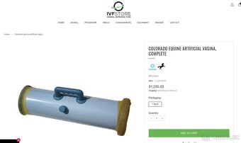 Odebiraci trubice pro kone - umele pripousteni - 7
