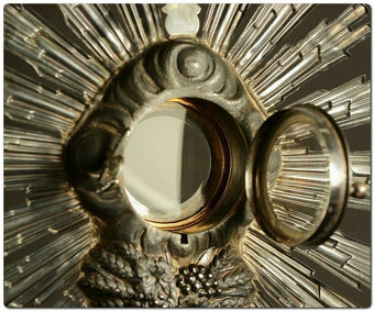Stříbrná monstrance z 19. století, ostensorio - 7